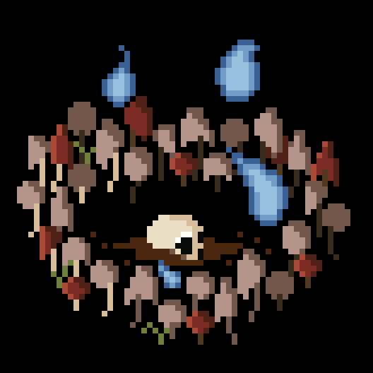 Mushroom Fairy Ring - PDF Cross Stitch Pattern