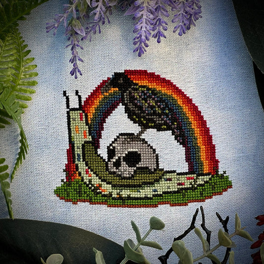 Goth Rainbow - PDF Cross Stitch Pattern