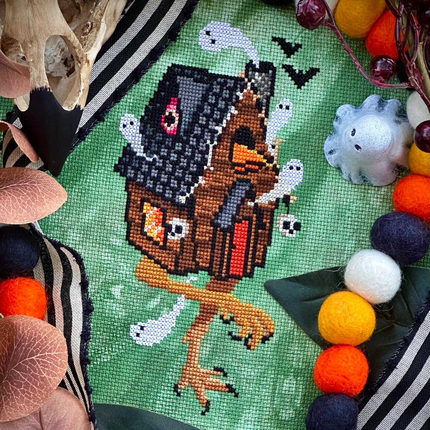 Baba Yaga's Hut - PDF Cross Stitch Pattern