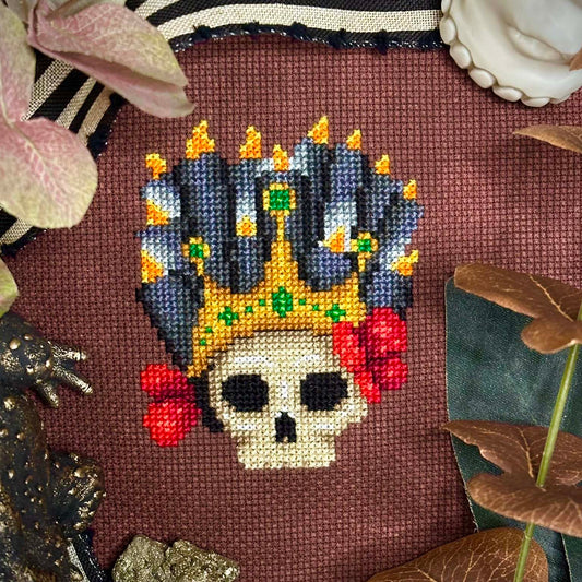 Candled Crown - PDF Cross Stitch Pattern