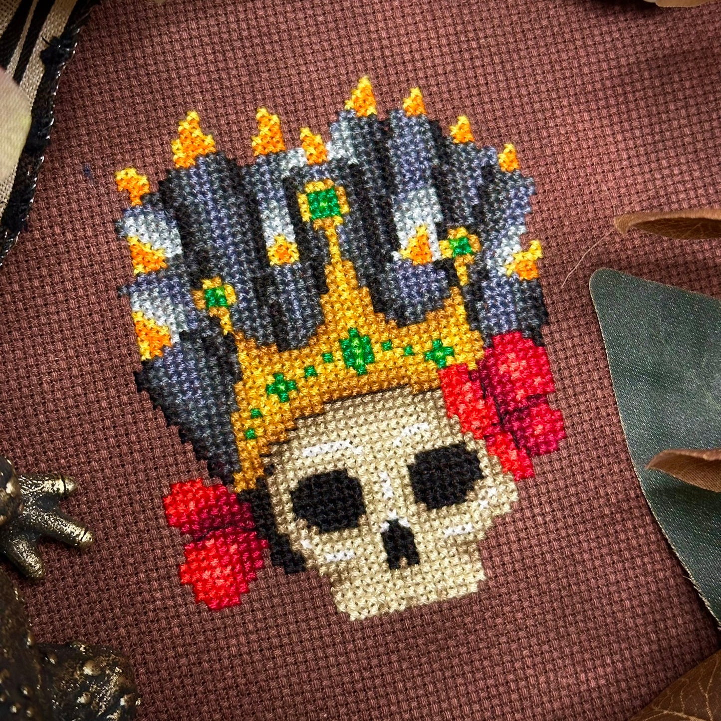 Candled Crown - PDF Cross Stitch Pattern