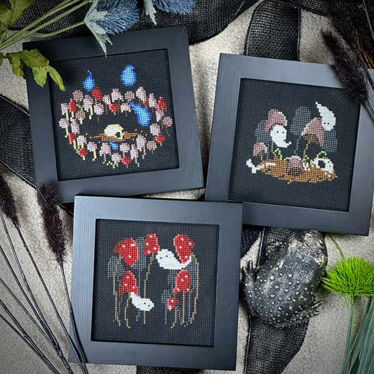 Fungi Trilogy BUNDLE - PDF Cross Stitch Pattern