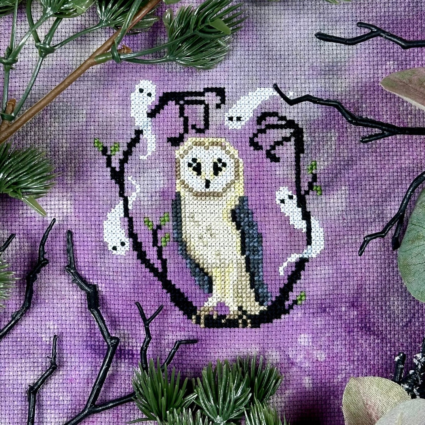 Ominous Owl - PDF Cross Stitch Pattern