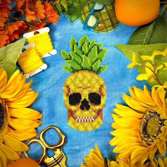 Pineapple Grim - PDF Cross Stitch Pattern