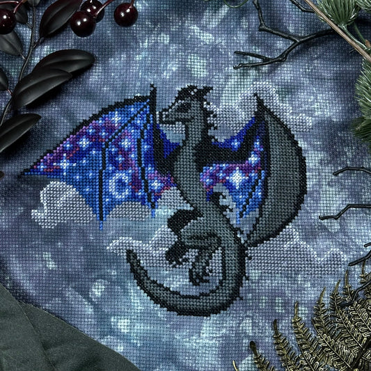 Dragon that Ate the Night - PDF Cross Stitch Pattern