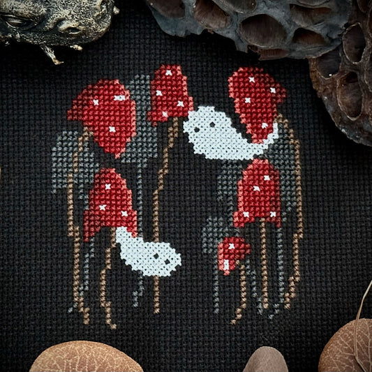 Fungi Forest - PDF Cross Stitch Pattern