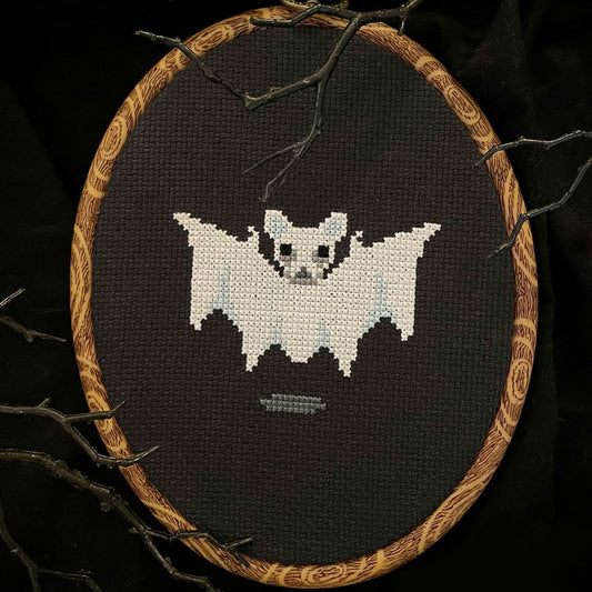 Ghost Bat - PDF Cross Stitch Pattern